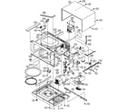 Sharp R-310EK oven/cabinet parts diagram