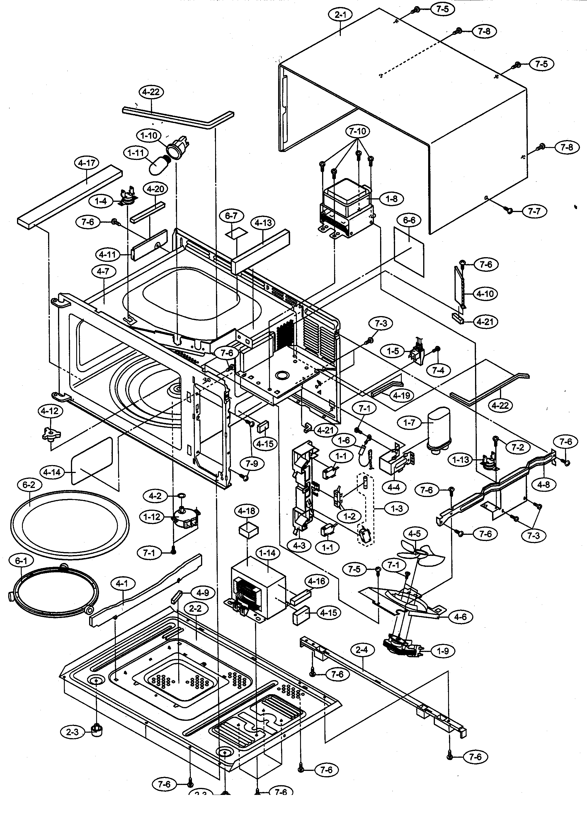 Oven/cabinet parts