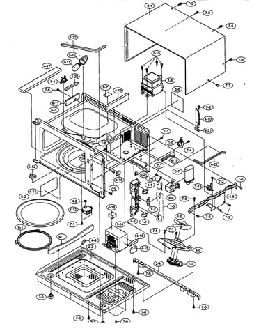 Oven/cabinet parts