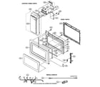 Sharp R-310EK control panel/door parts/miscellaneous diagram