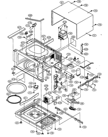 Oven/cabinet parts
