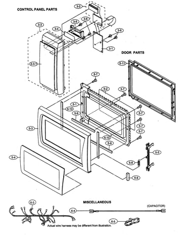 Control panel/door parts/miscellaneous