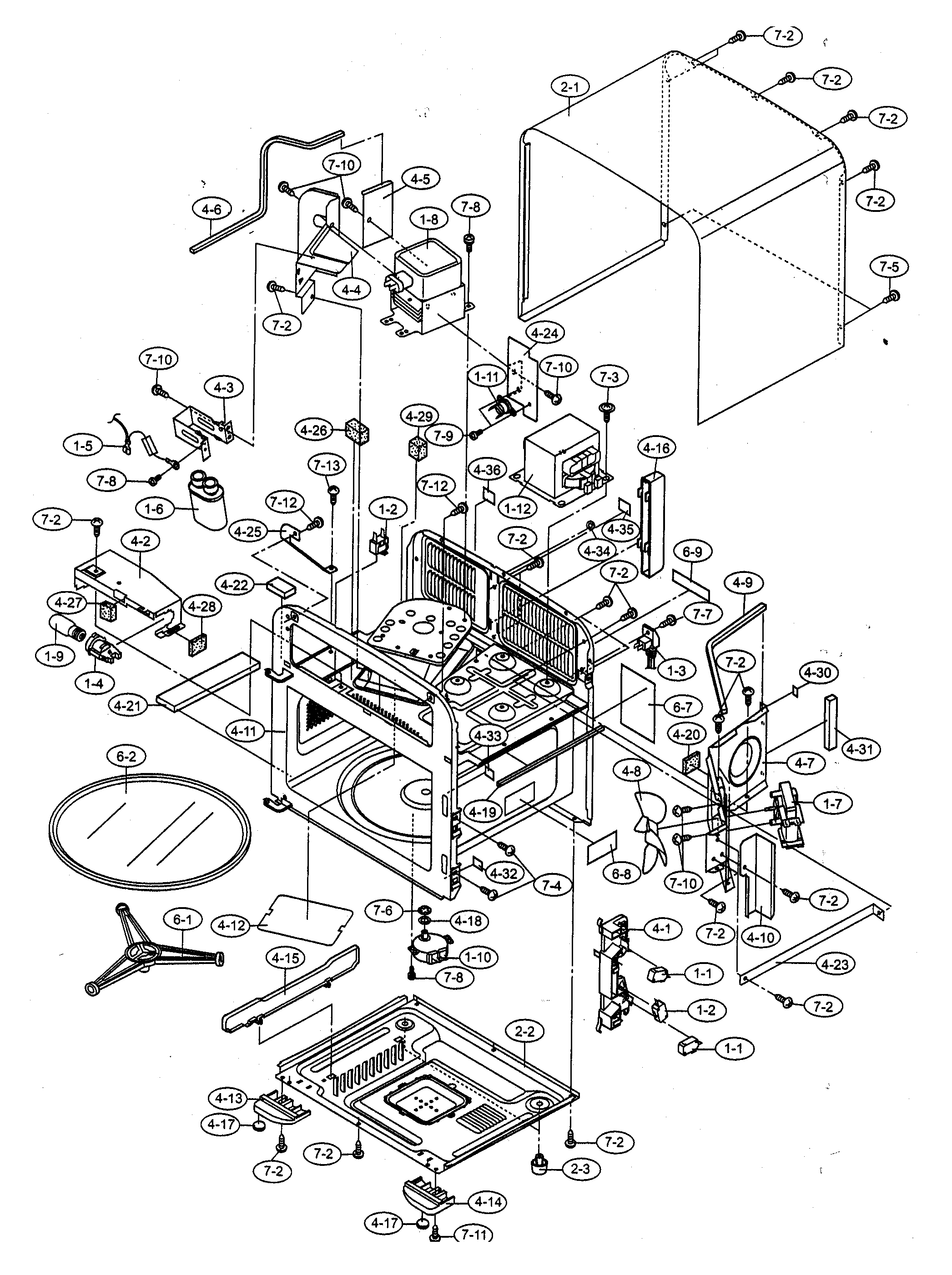 Oven/cabinet parts