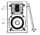 Panasonic SB-PM10P cabinet parts diagram