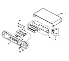Sony MDS-JE480 cabinet parts diagram