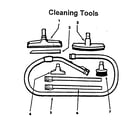 Hoover S7065 cleaning tools diagram