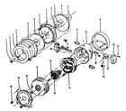 Hoover S7065-070 motor assy diagram