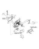 Left cabinet parts