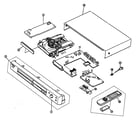 Sony DVP-NS725P cabinet parts diagram