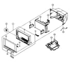 Samsung TXN2670WHFX cabinet parts diagram