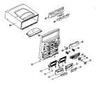 Audiovox CD2996J cabinet parts diagram