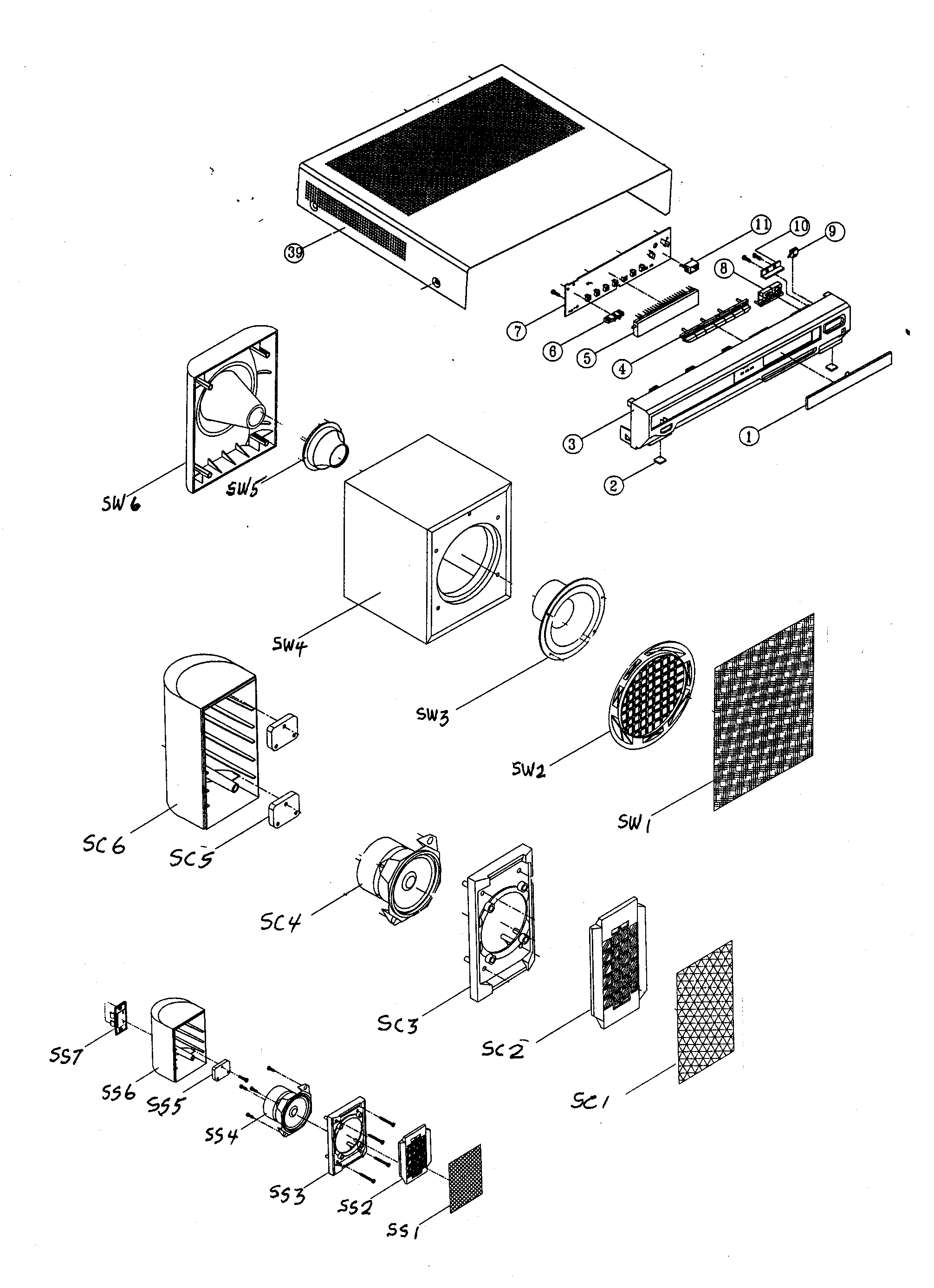 CABINET PARTS