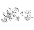 Sony HCD-EP313 cabinet parts diagram