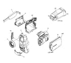 Canon ZR70MCA cabinet parts diagram