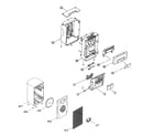 Audiovox CD6603 cabinet parts diagram