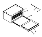 Craftsman 706657715 cabinet parts diagram
