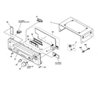 Sony STR-DE695 cabinet parts diagram
