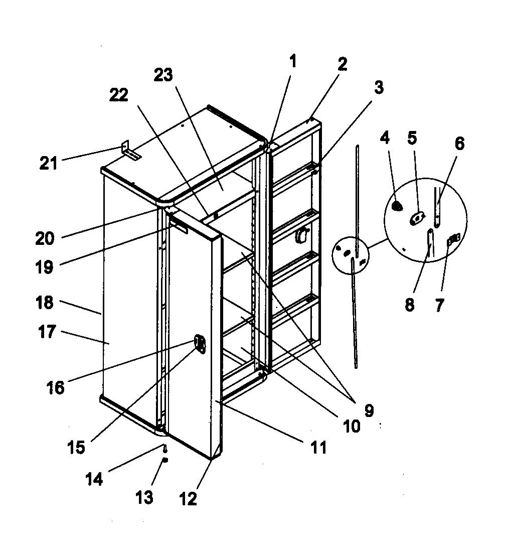 CABINET PARTS