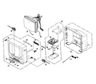 Panasonic PV-27D53 cabinet parts diagram