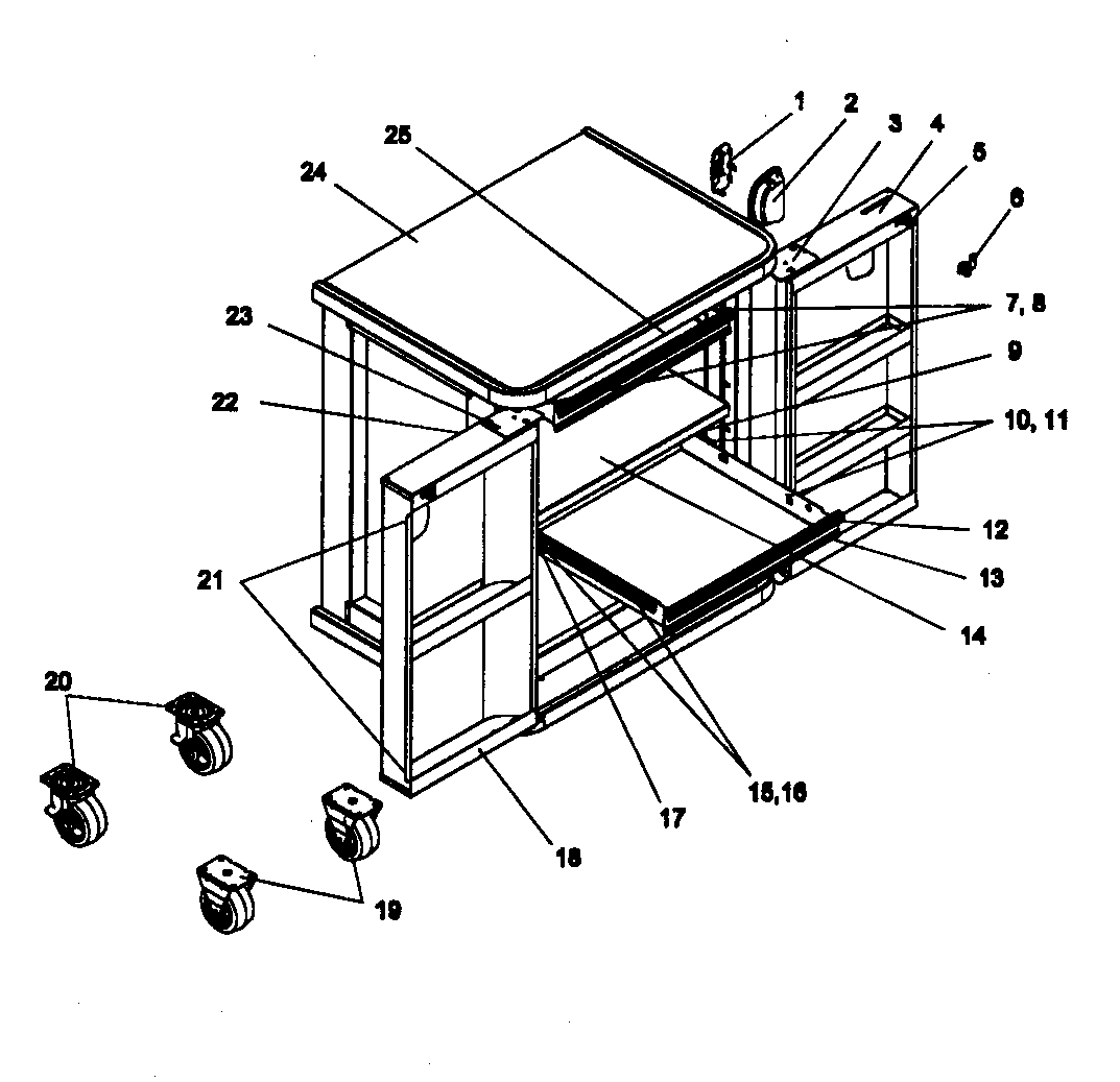 Mobile cabinet