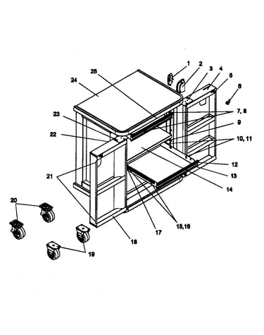 Mobile cabinet