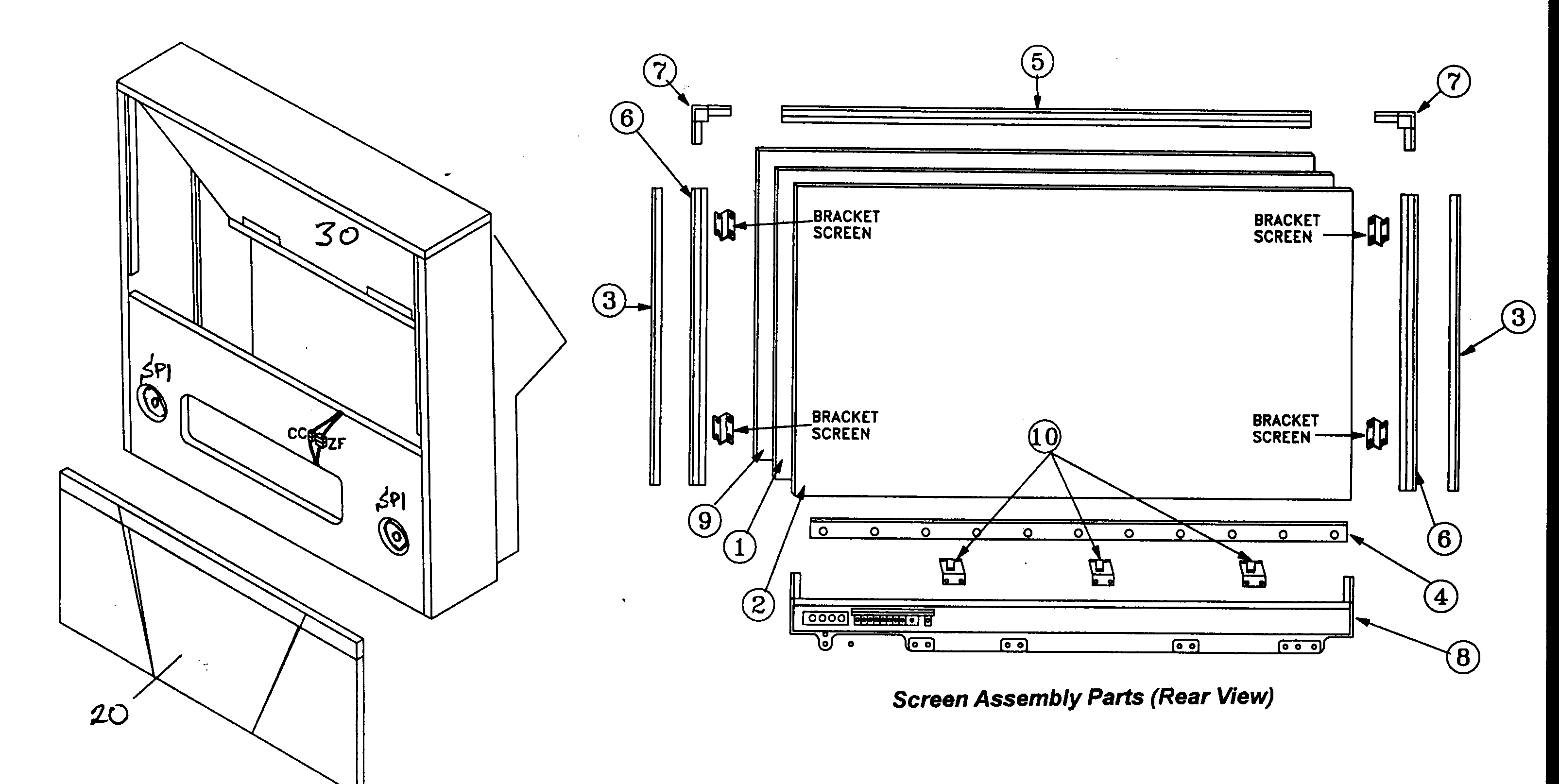 CABINET PARTS