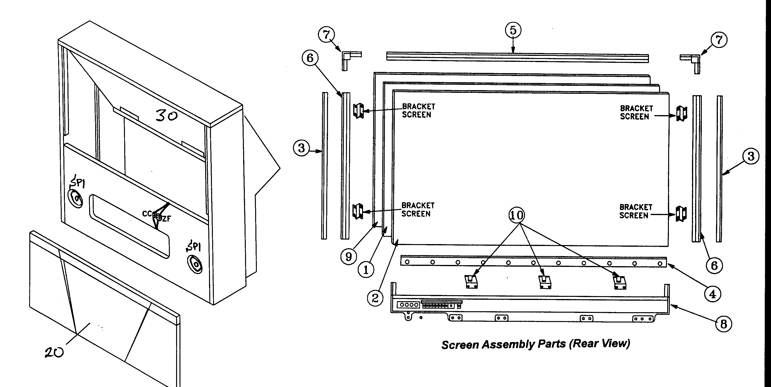 CABINET PARTS