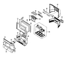 Samsung HCM4215WX cabinet parts diagram