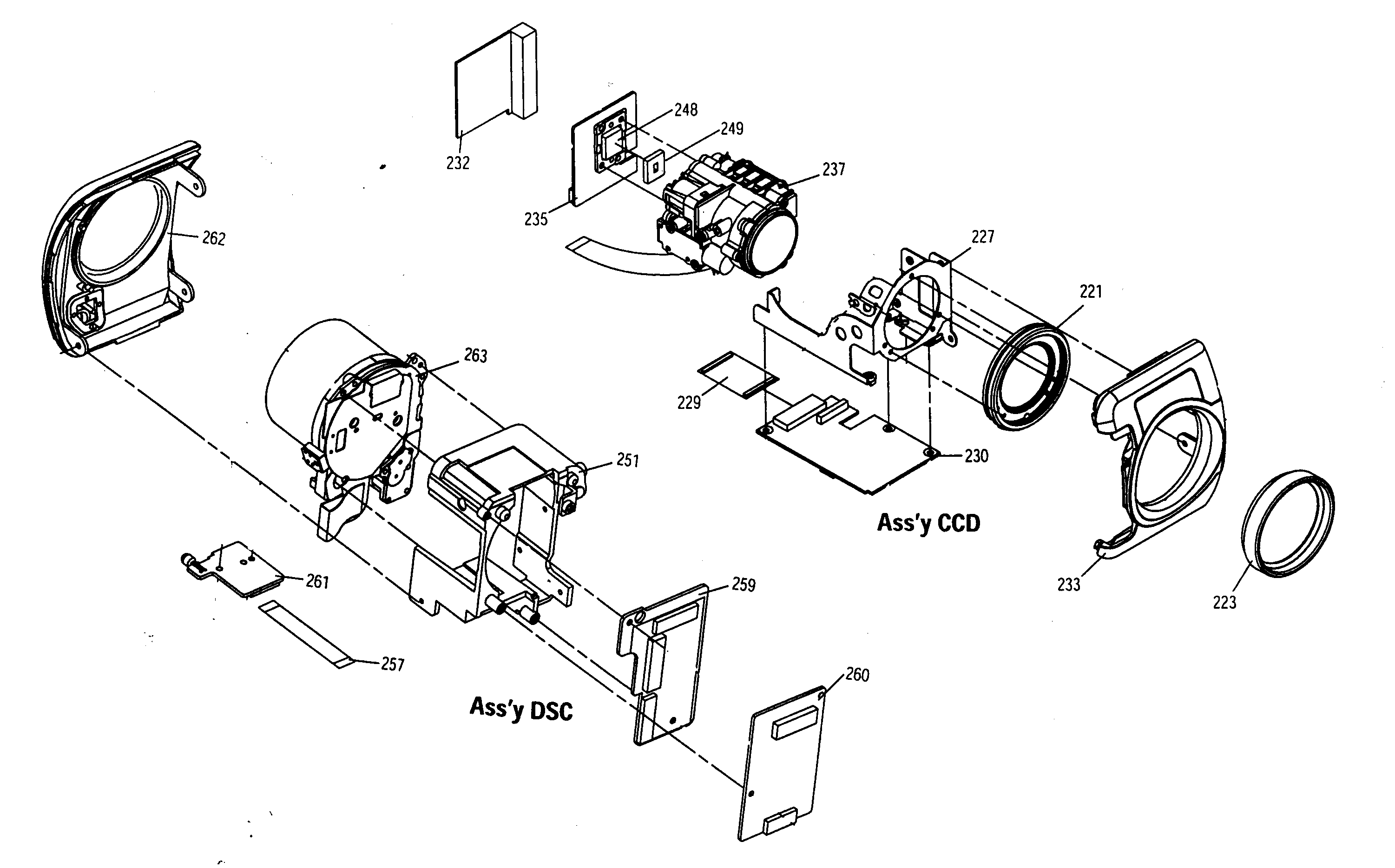 Dsc assy/ccd assy