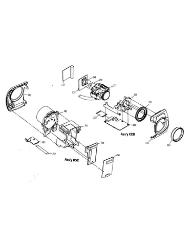Dsc assy/ccd assy