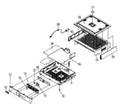 Samsung SIRT151M cabinet parts diagram