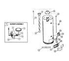 Kenmore 153333345 water heater diagram