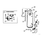 Kenmore 153339511HA water heater diagram