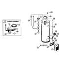 Kenmore 153331513 water heater diagram
