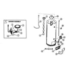 Kenmore 153336800HA water heater diagram