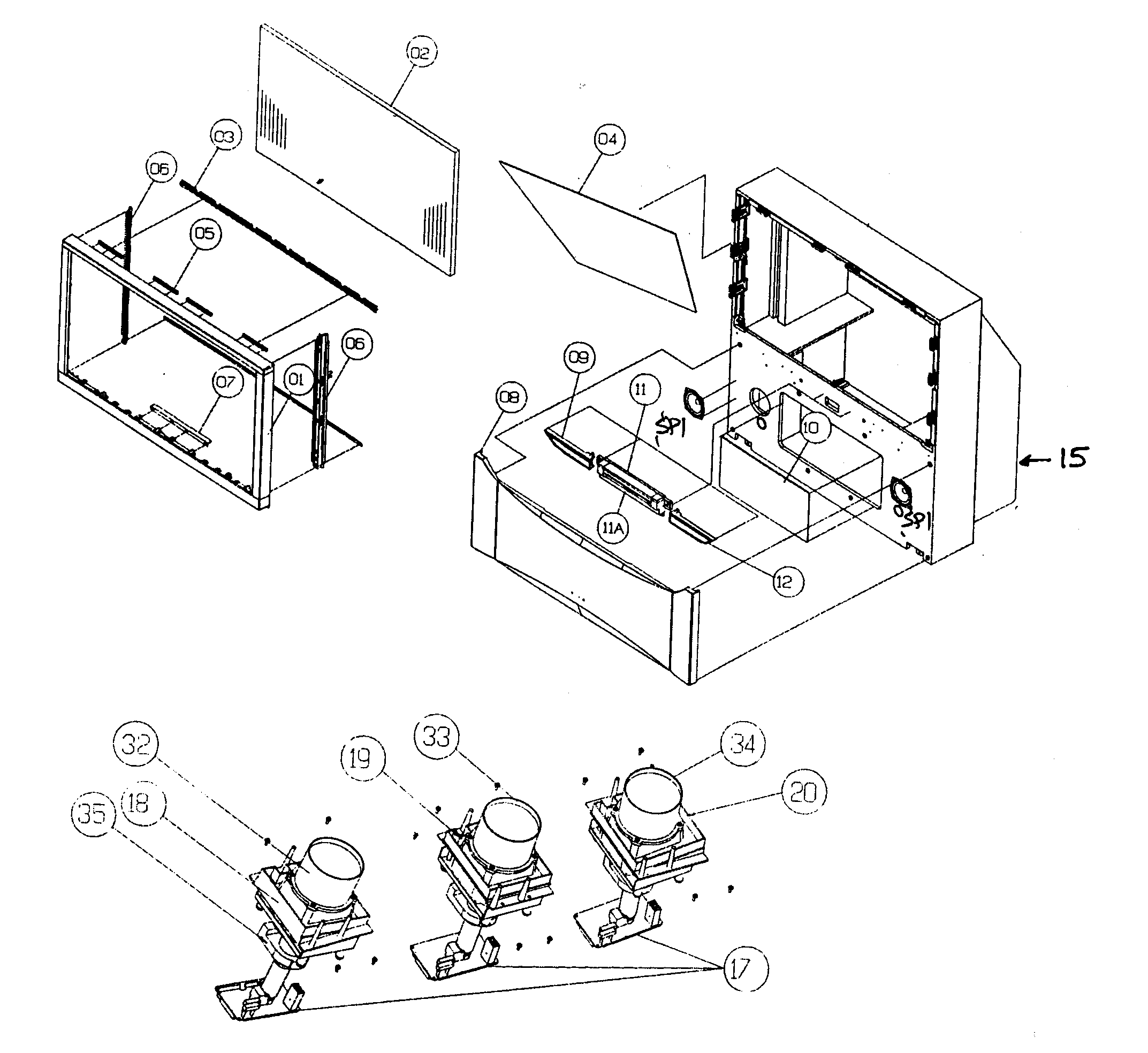 Cabinet parts