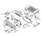 Sony STR-K751P cabinet parts diagram