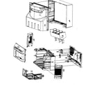Apex GB4308 cabinet parts diagram