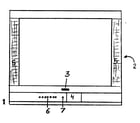 Panasonic CT-2733HF cabinet parts diagram