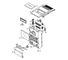 Panasonic SA-PM18P cabinet parts diagram