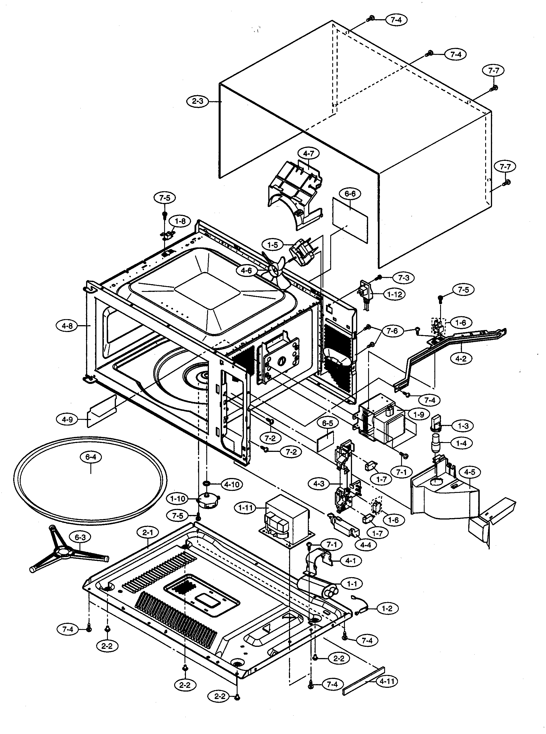 Oven/cabinet parts