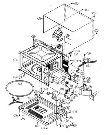 Oven/cabinet parts