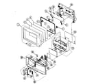 Sony KP-46WT510 cabinet parts diagram