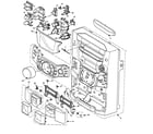 Panasonic SA-AK403P cabinet parts diagram