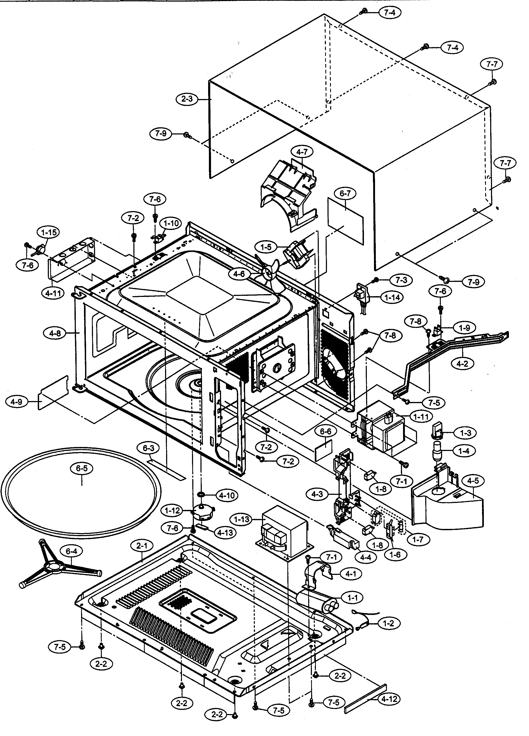 Oven/cabinet parts
