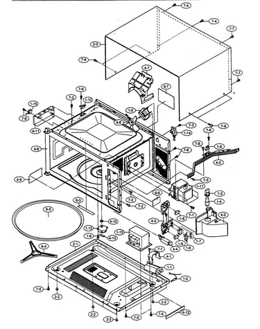 Oven/cabinet parts