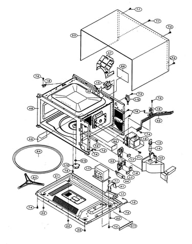 Oven/cabinet parts