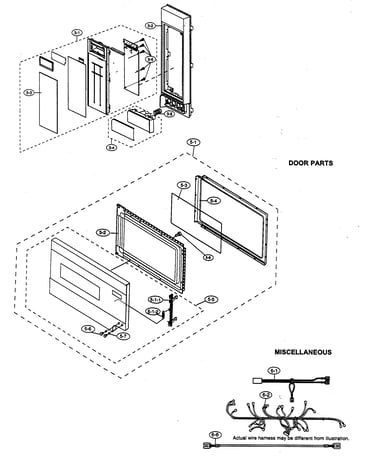 Control panel/door parts/miscellaneous