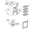 Kenmore 56413245100 cabinet parts diagram