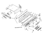 Sony RDR-GX7 cabinet parts diagram